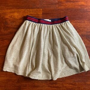 Boden Girls Silver Sparkly Skirt Size 9-10y